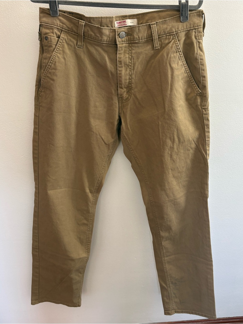 Levi Strauss Signature Tan Athletic Fit Jeans 34/34